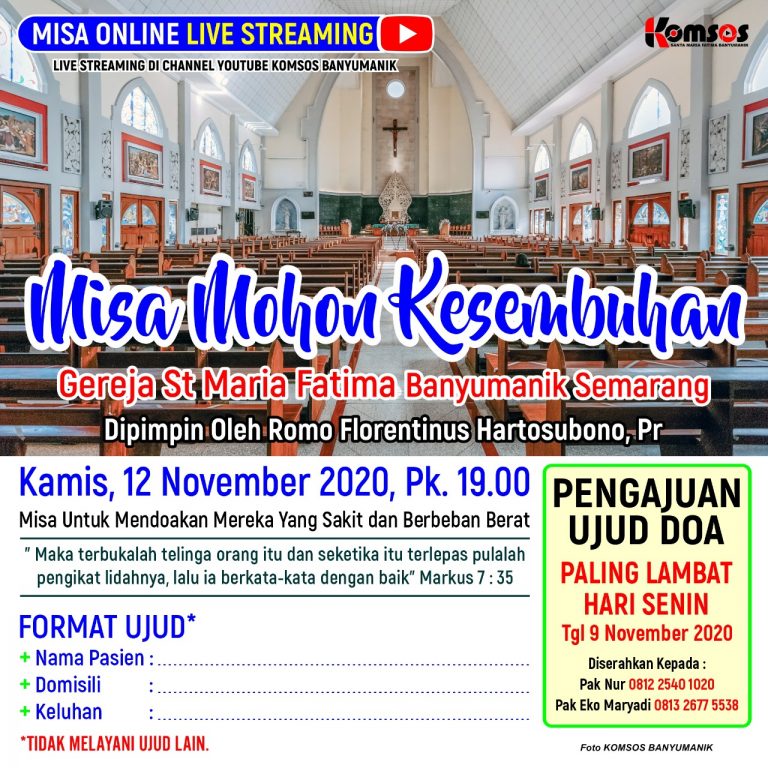 MISA MOHON KESEMBUHAN