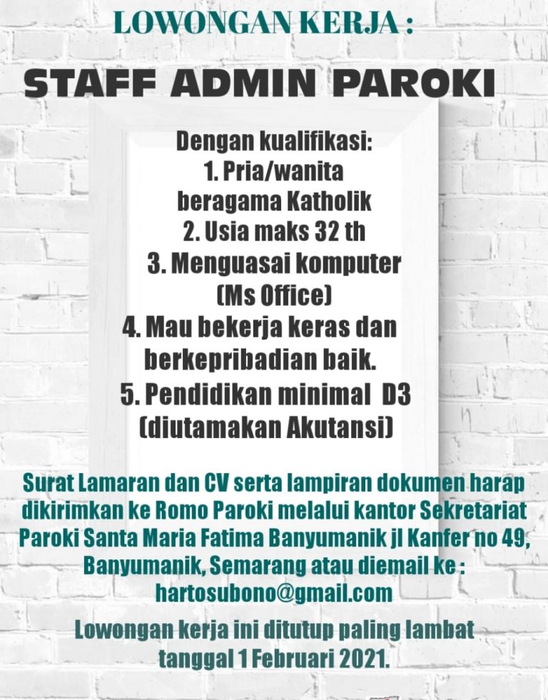 LOWONGAN KERJA