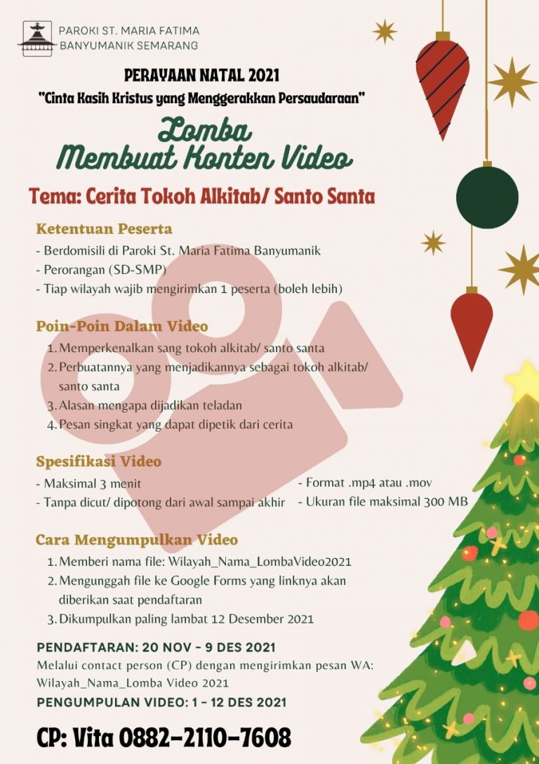 NATAL GSMF 2021: LOMBA KONTEN VIDEO