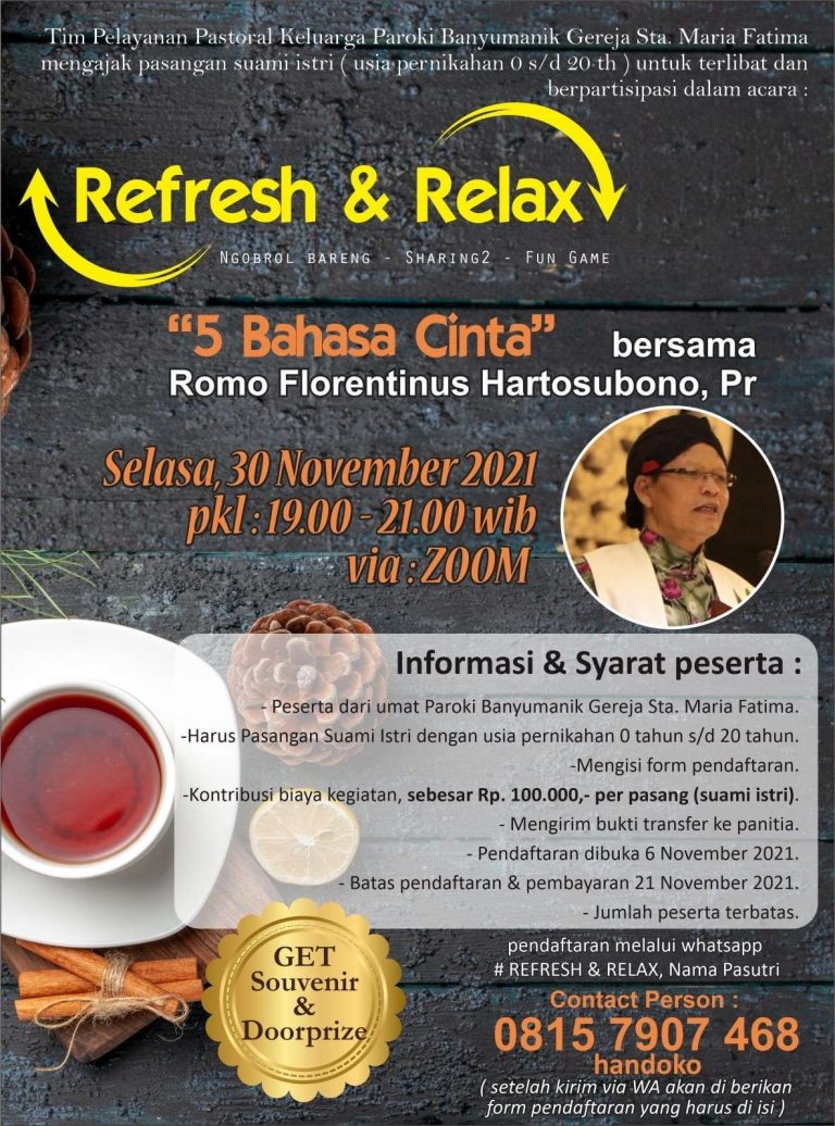 REFRESH AND RELAX: 5 BAHASA CINTA